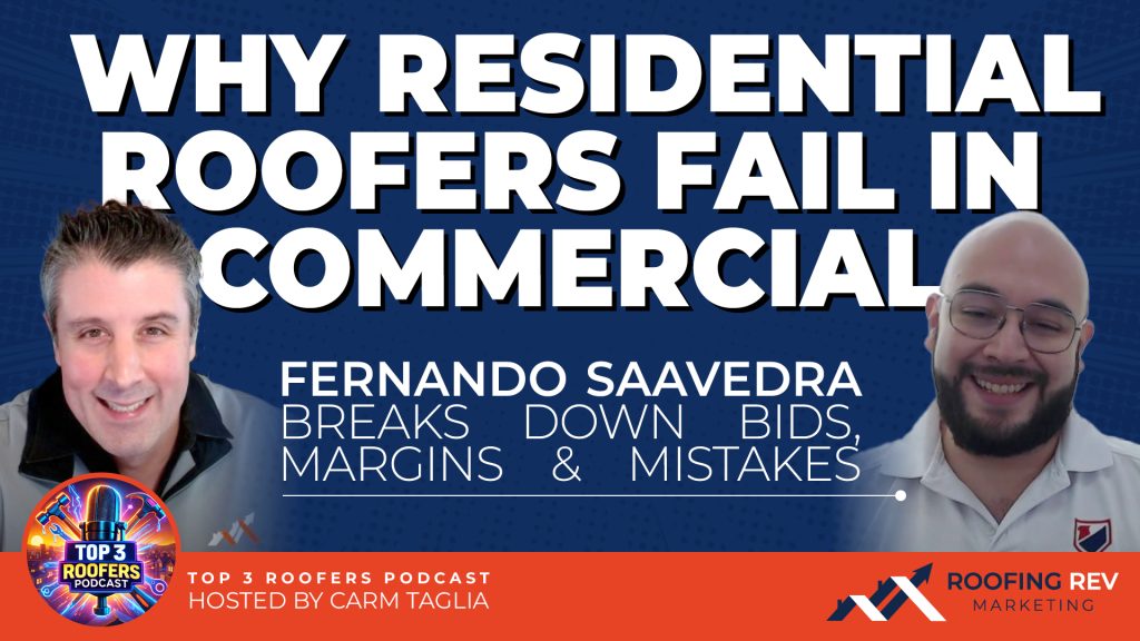 Why Residential Roofers Fail In Commercial