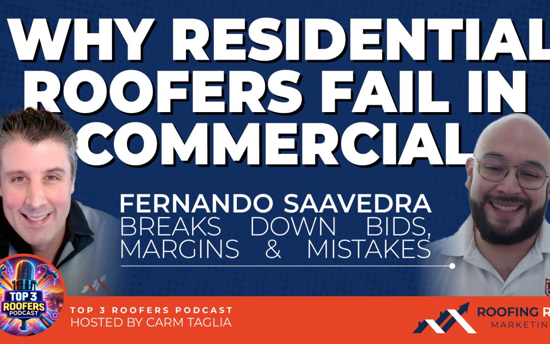 Why Residential Roofers Fail In Commercial